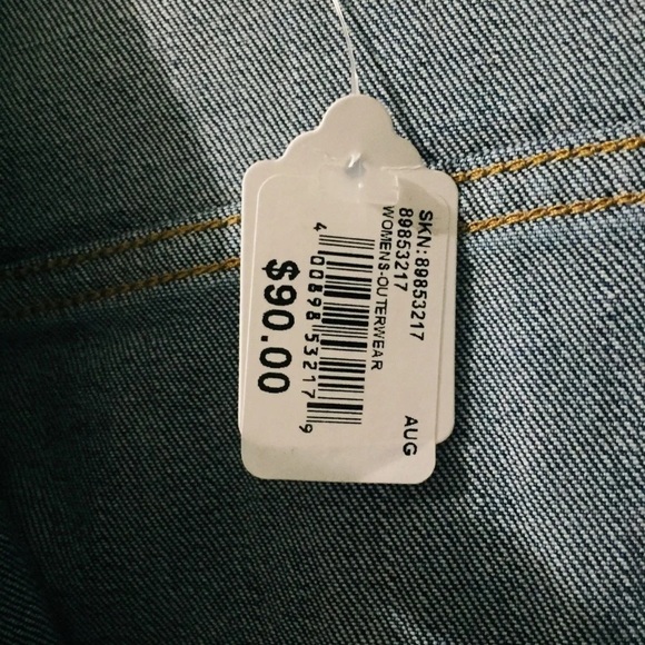 JCrew denim jacket. Brand new with tags. Pristine condition. - Picture 8 of 9